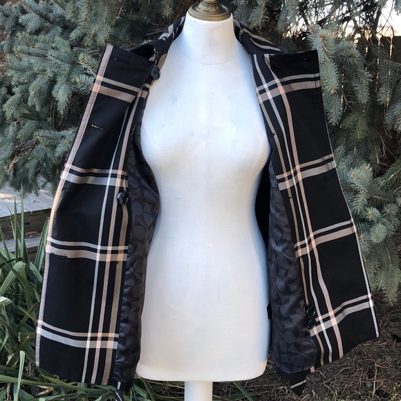 NWT-Coach Double Breasted PeaCoat-Lightweight-S - Picture 10 of 16
